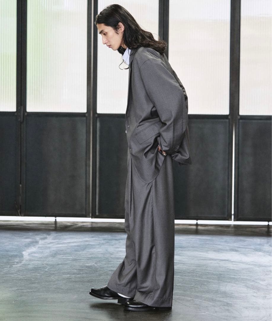 限定展開 リラックスフィット TR セットアップ/シングル グレー Lサイズ