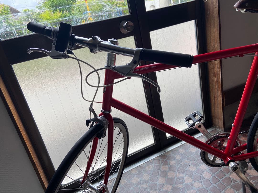 *引き渡し限定　名古屋市内* Tokyobike26 レッド BROOKSサドル