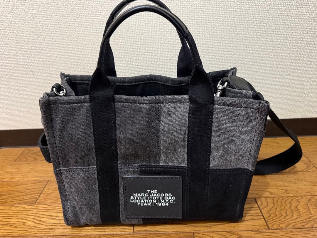 マークジェイコブス　トラベラートート　デニム　SM