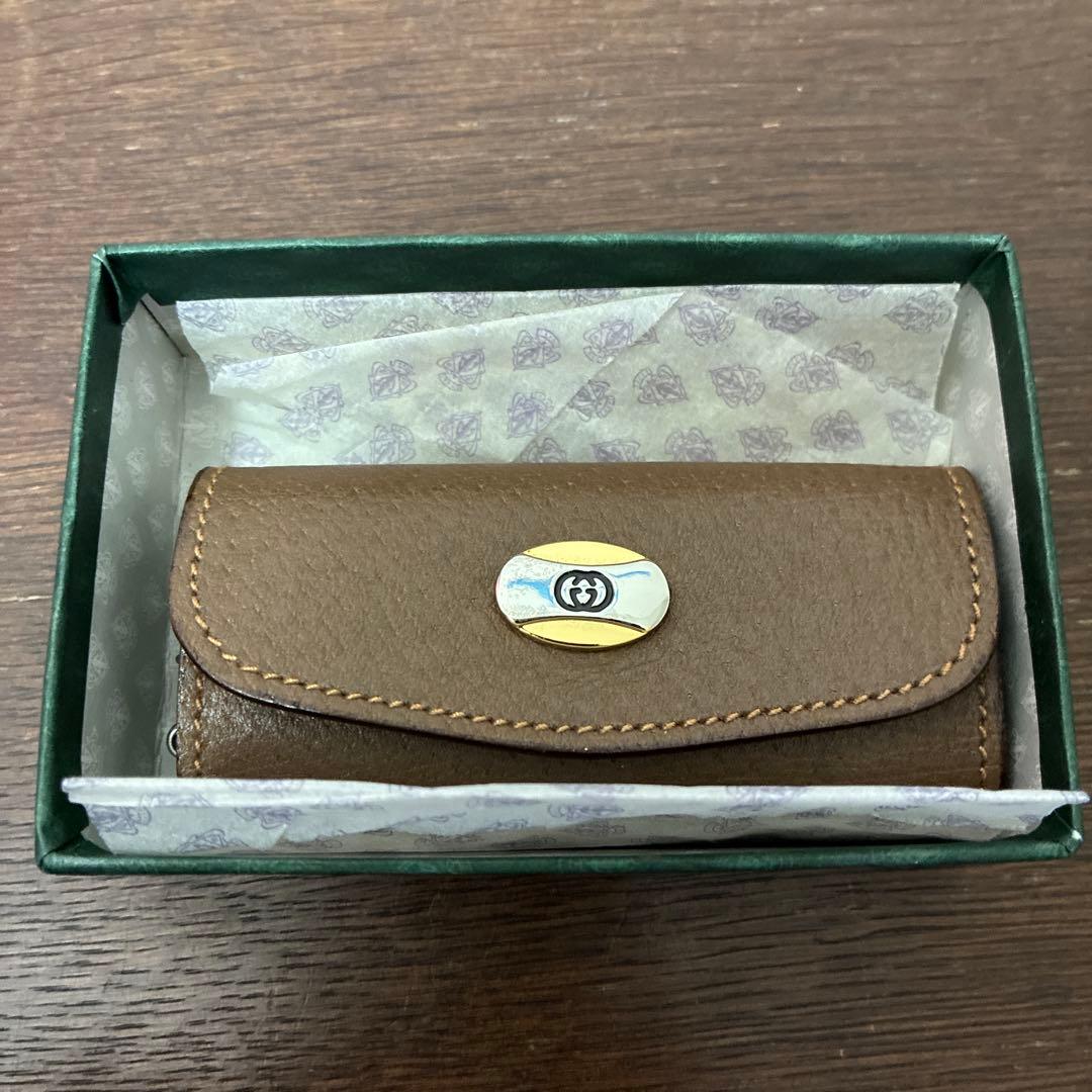 GUCCI グッチ　オールドグッチ　ヴィンテージグッチ　キーケース　未使用保管品