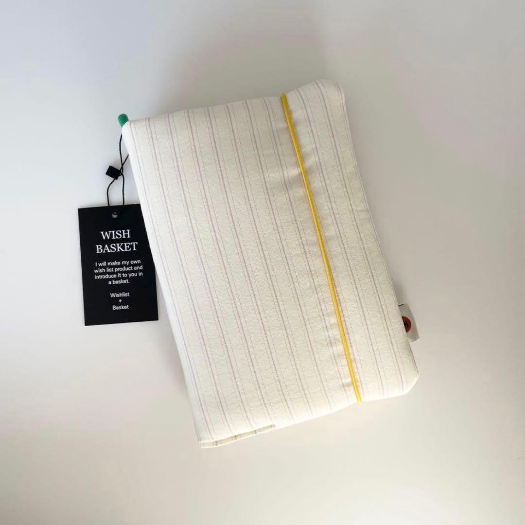 ☆R☆　韓国　バインダー　カバー　貯金　現金管理　ピンク　ストライプ