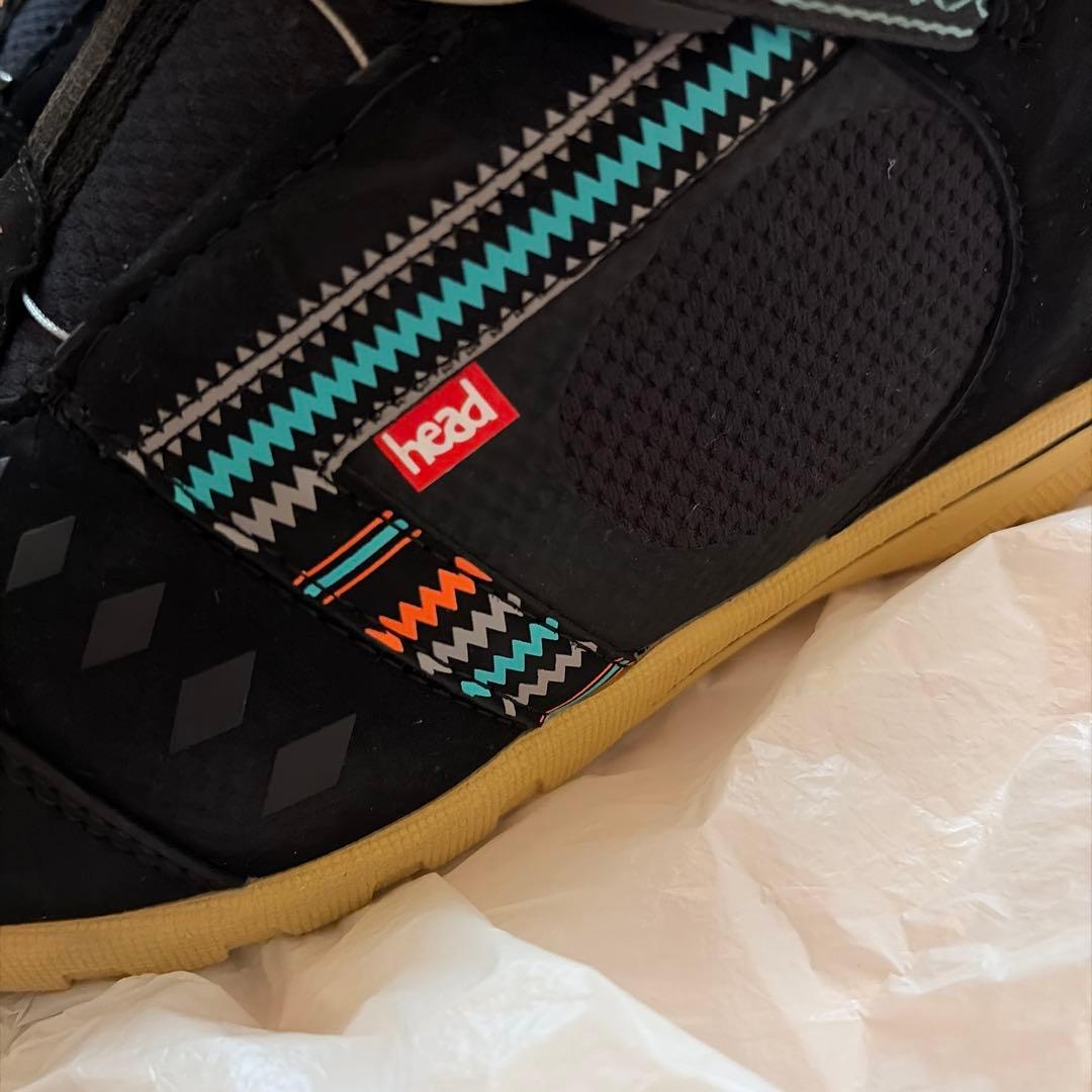 HEAD スノーボードブーツ BOAダイアル式 システム ブラック 23.5cm