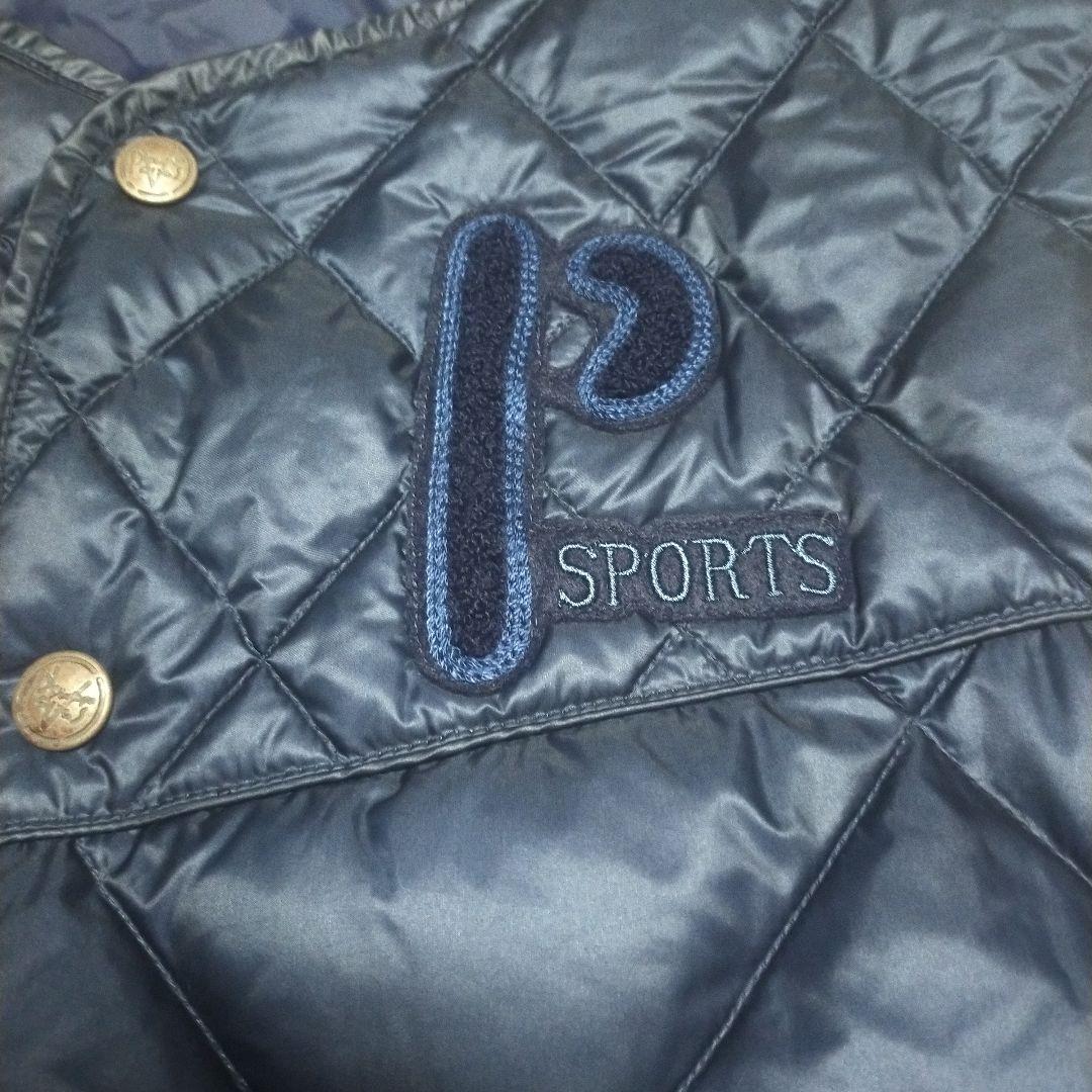 美品　PAPAS パパス　ダウンベスト　キルティング　ゴルフ　ダウン　フェザー