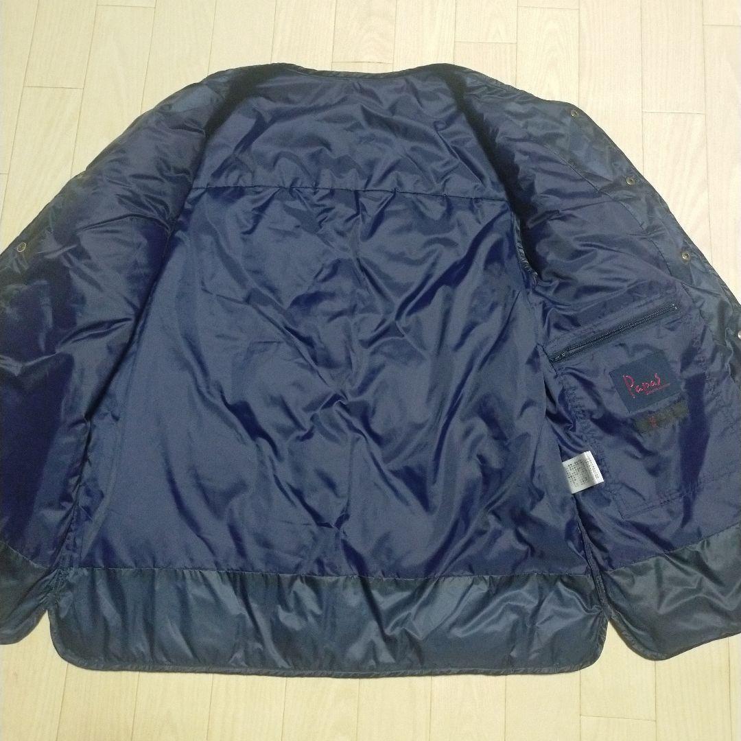 美品　PAPAS パパス　ダウンベスト　キルティング　ゴルフ　ダウン　フェザー