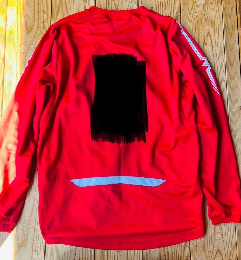 矢板中央　長袖ユニホーム　赤