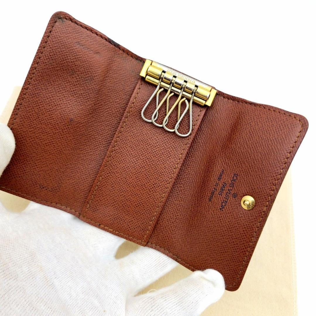 美品 ルイヴィトン キーケース ミュルティクレ4モノグラム M69517