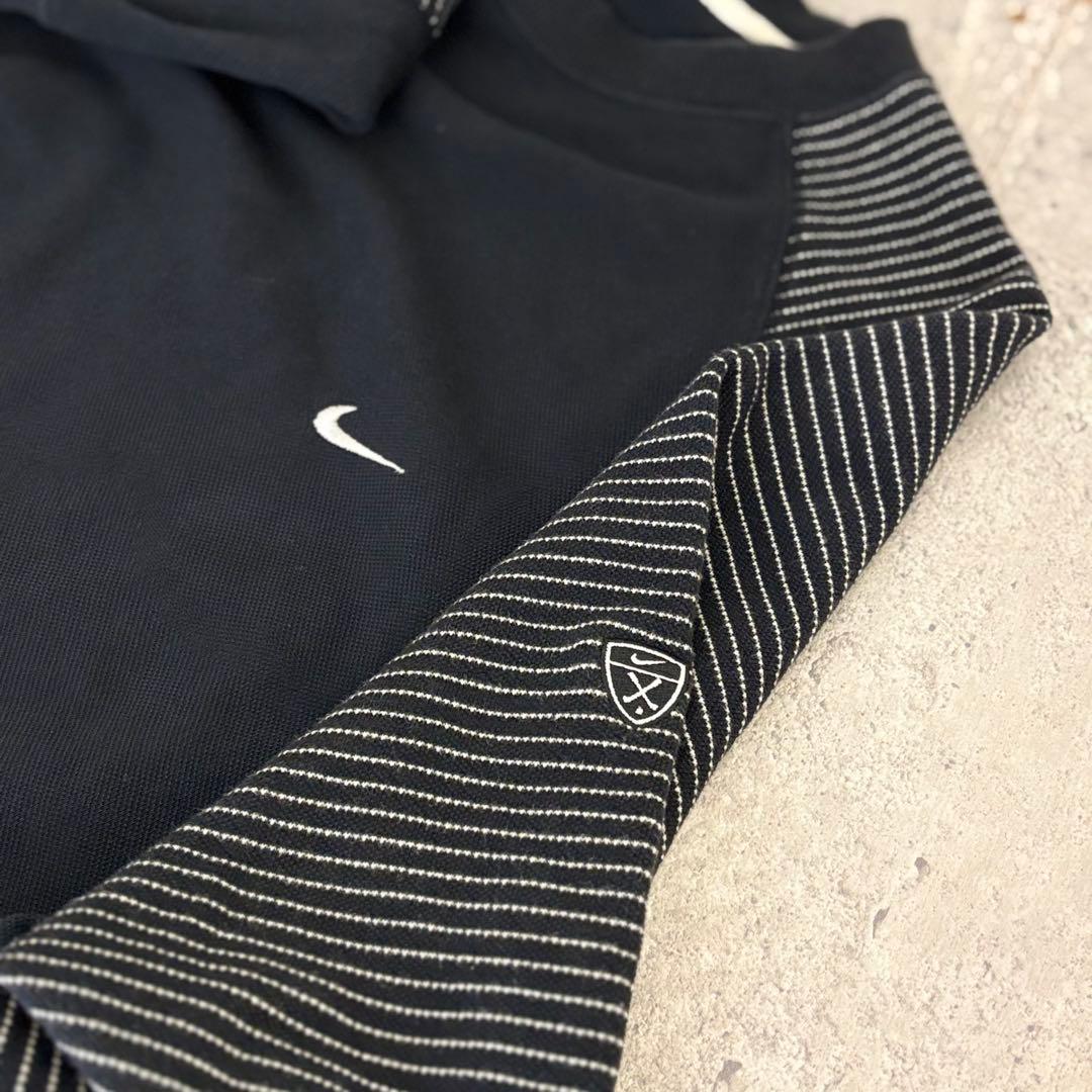 NIKE GOLFラグランスウェット Y2K テック XLサイズ ブラック