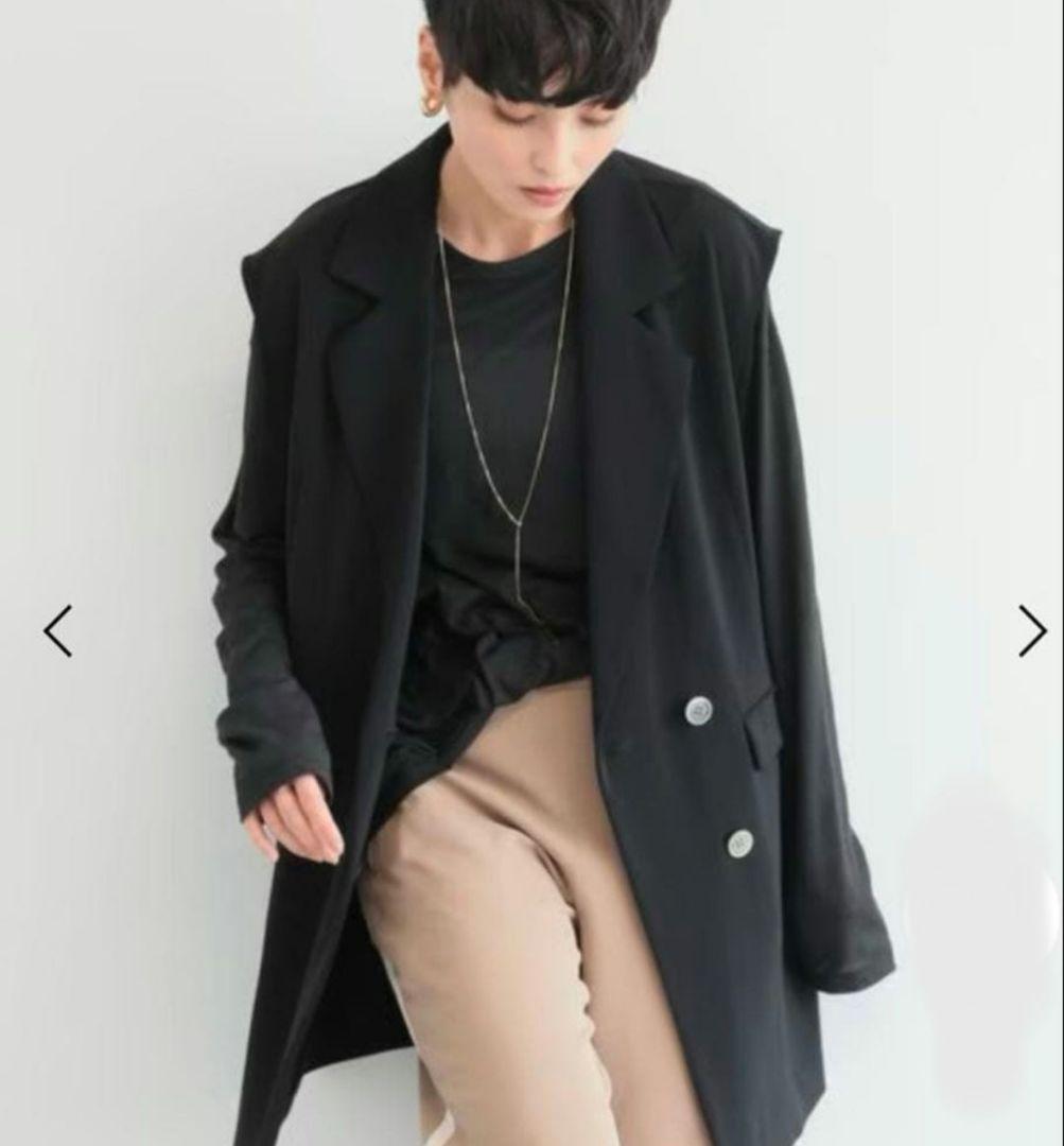 BARNYARDSTORM　ダブルクロスジレ　マシンウォッシャブル　黒