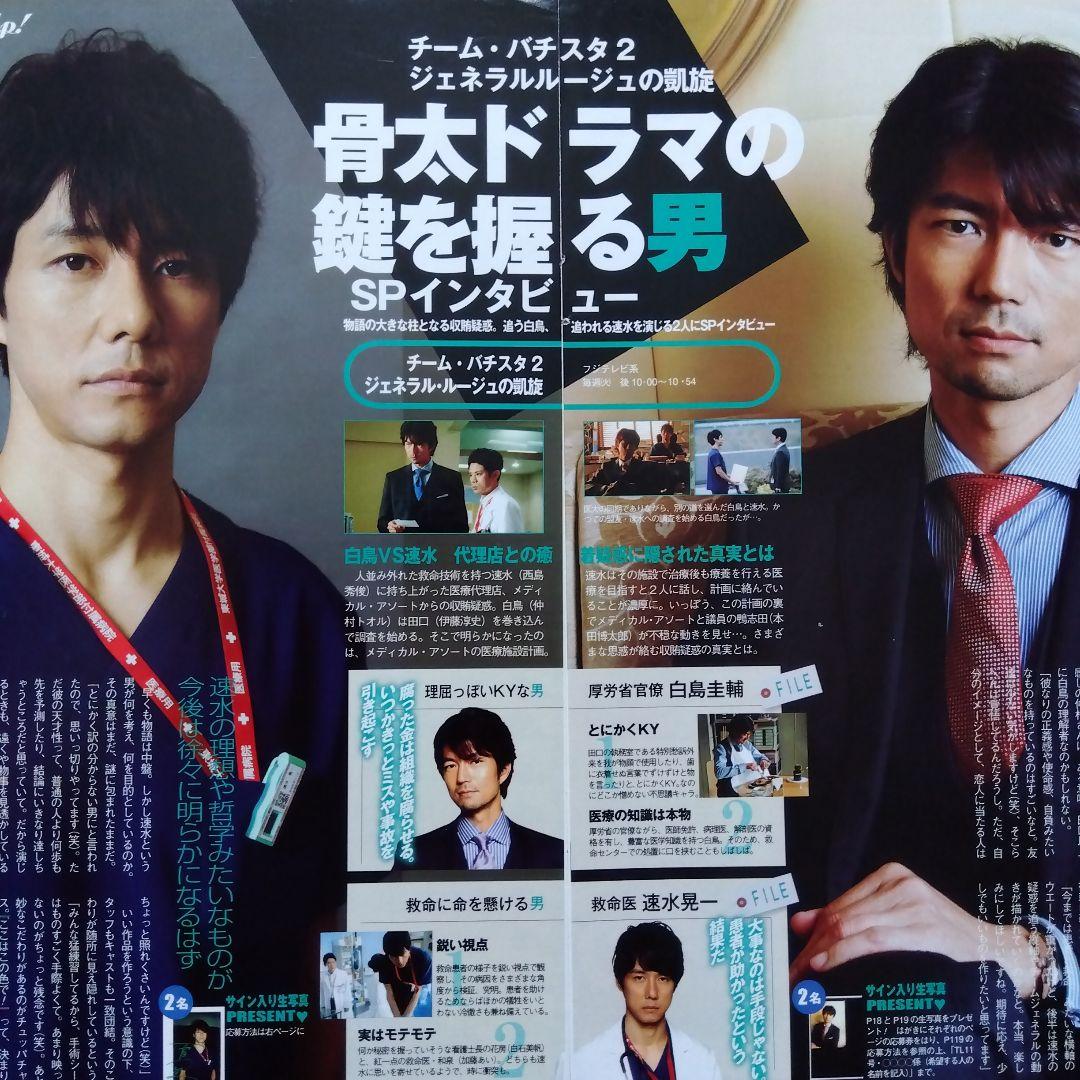 西島秀俊　切り抜き　セット　まとめ　ジェネラルルージュ　速水晃一　バチスタ　貴重