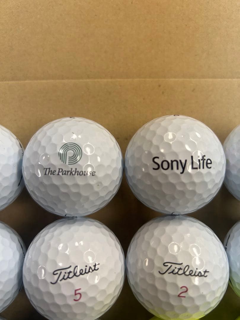 タイトリスト中古ゴルフボール　プロv1 v1x 25年ニューモデル