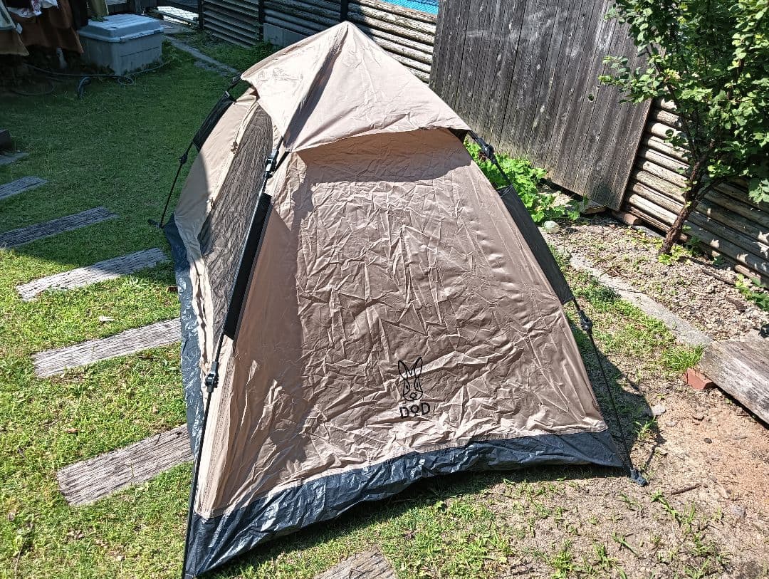 DODポップアップテント　t2-629-tnワンタッチ設営