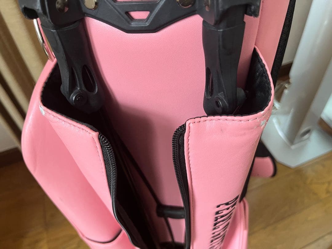 ⭐️パーリーゲイツ キャディバッグ PUレザー カート スタンド 6分割 ⭐️