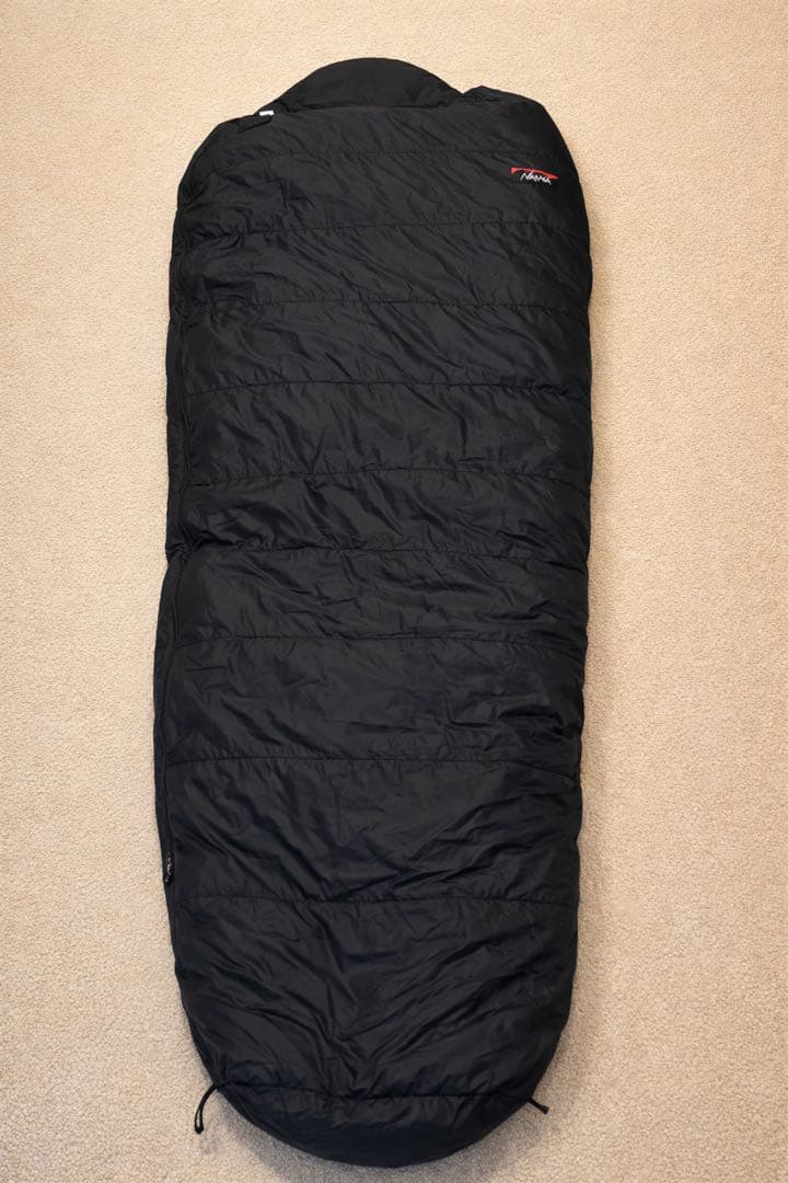 NANGA オーロラ 750DX REGULAR オールブラック メッシュ袋付き