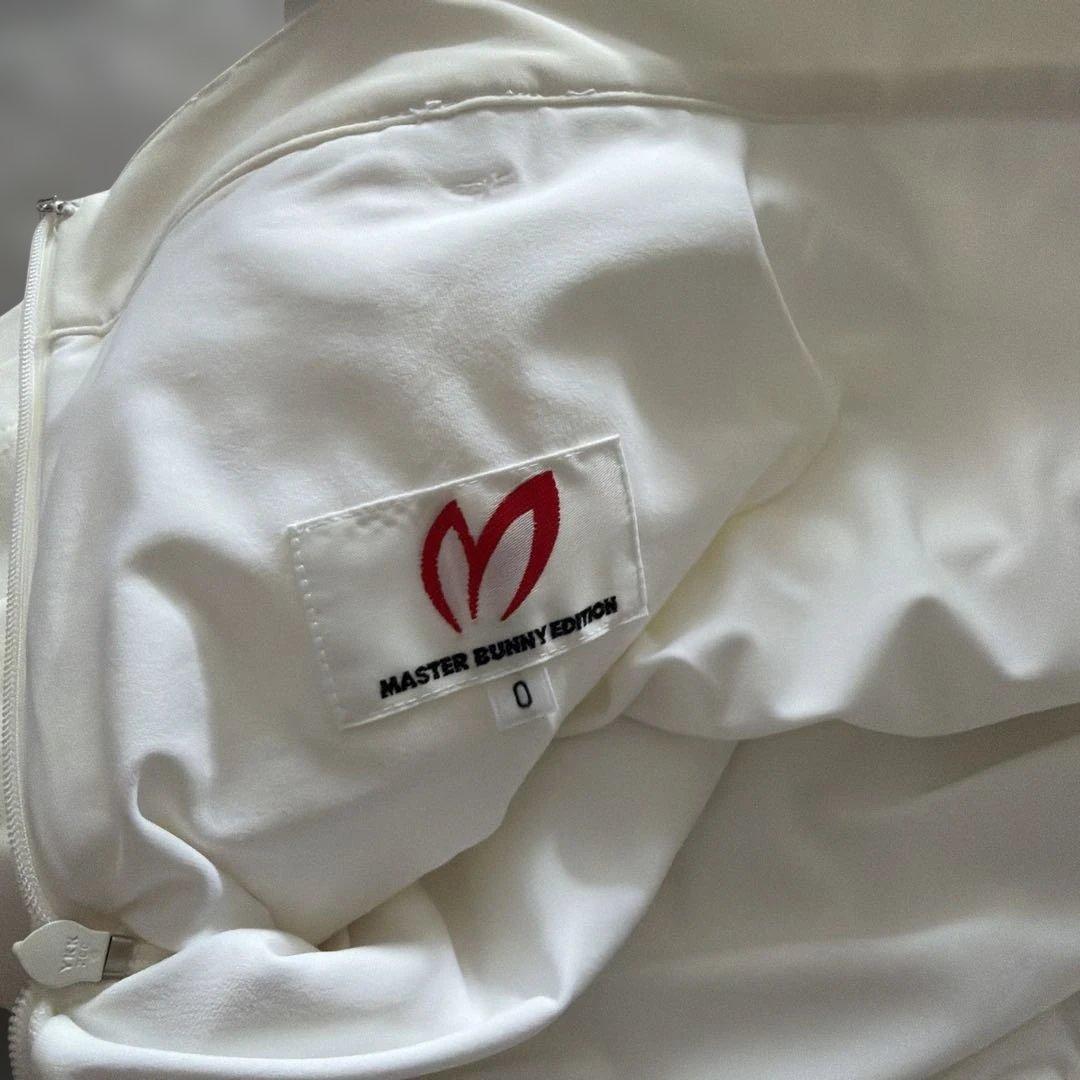 【新品タグ付】マスターバニー♪ホワイトスカート インナーパンツ一体型 S