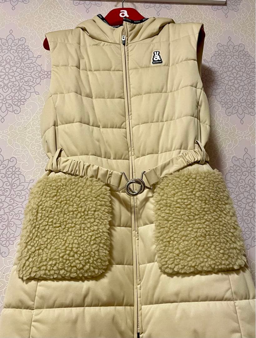 2023年モデル☆アルチビオレディース☆中綿ロングベスト☆撥水防風☆保温機能