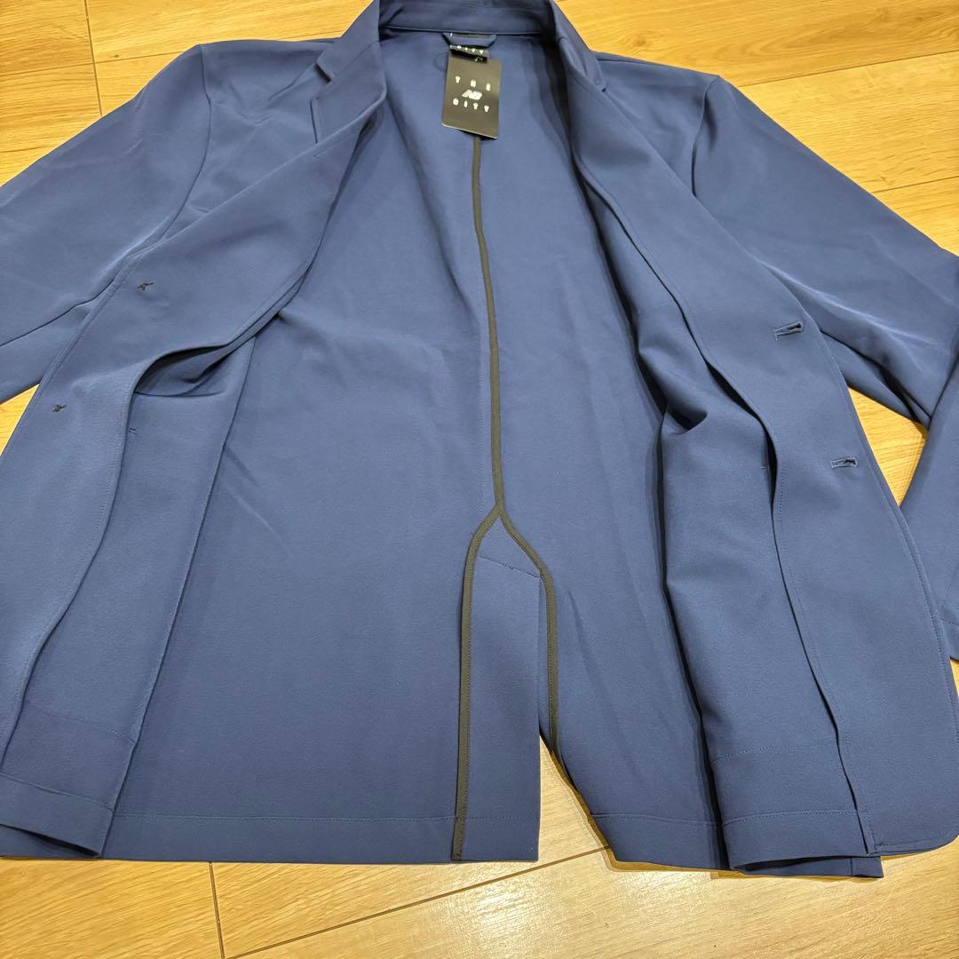 新品　ニューバランス スーツ 上下セット テーパードパンツ ネイビー　XL