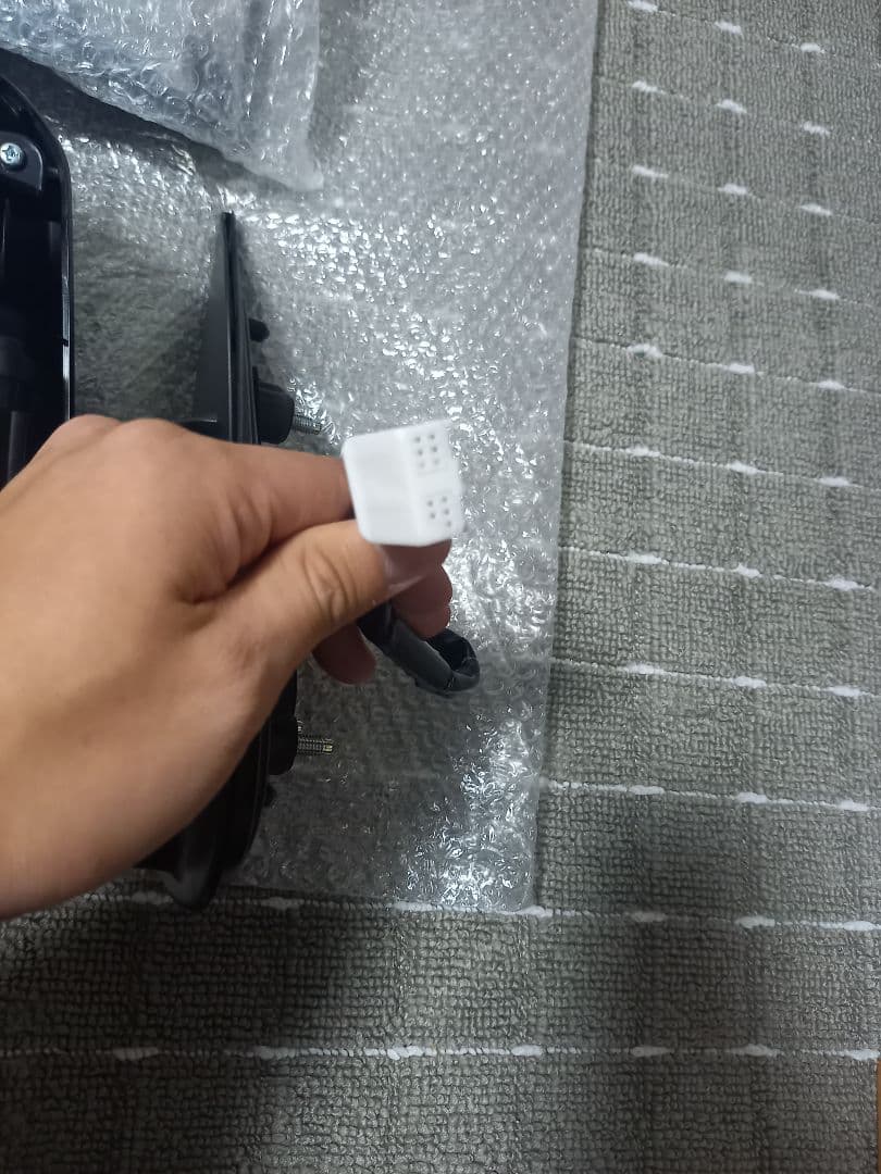 トヨタ 200系 ハイエース 6型 純正ドアミラー 左右セット(カメラ付き)