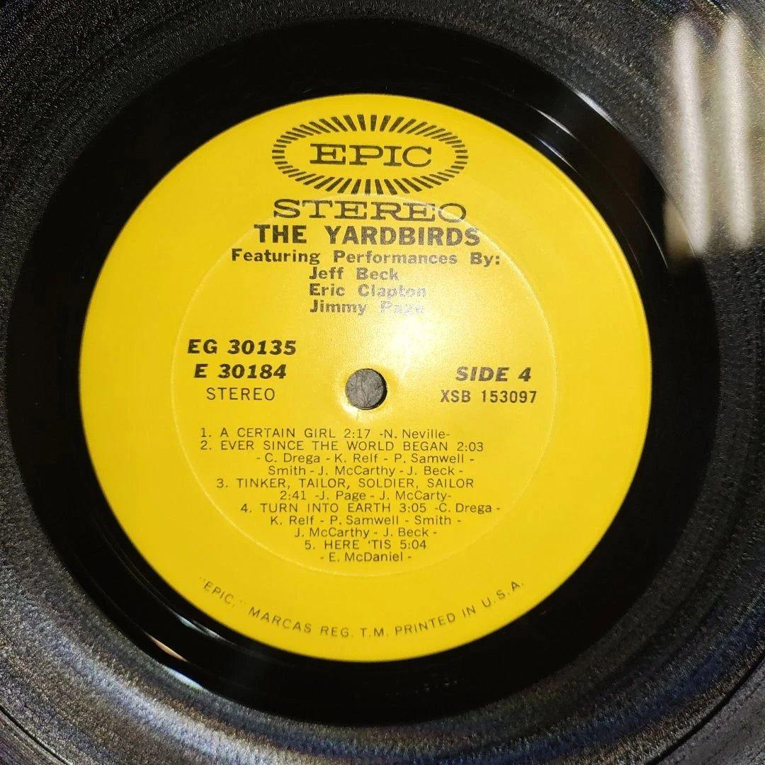 【ＵＳ.Org盤２ＬＰ】ヤードバーズ／ベック、クラプトン、ペイジ