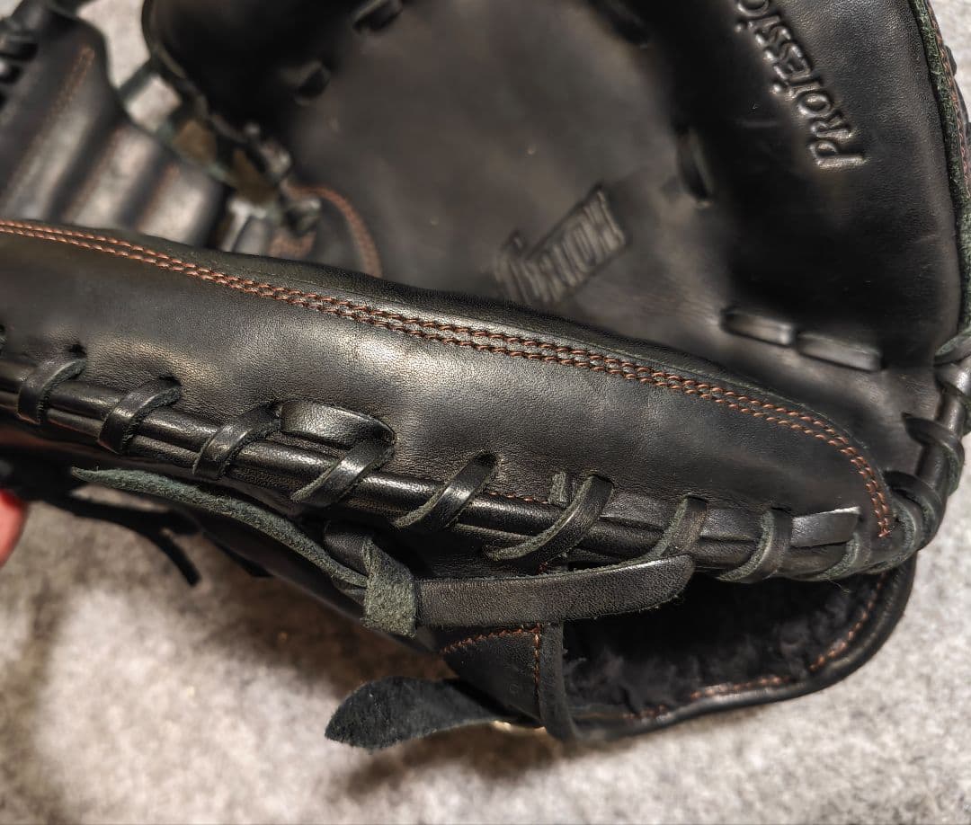 【美品】ZETT軟式キャッチャーミット　黒