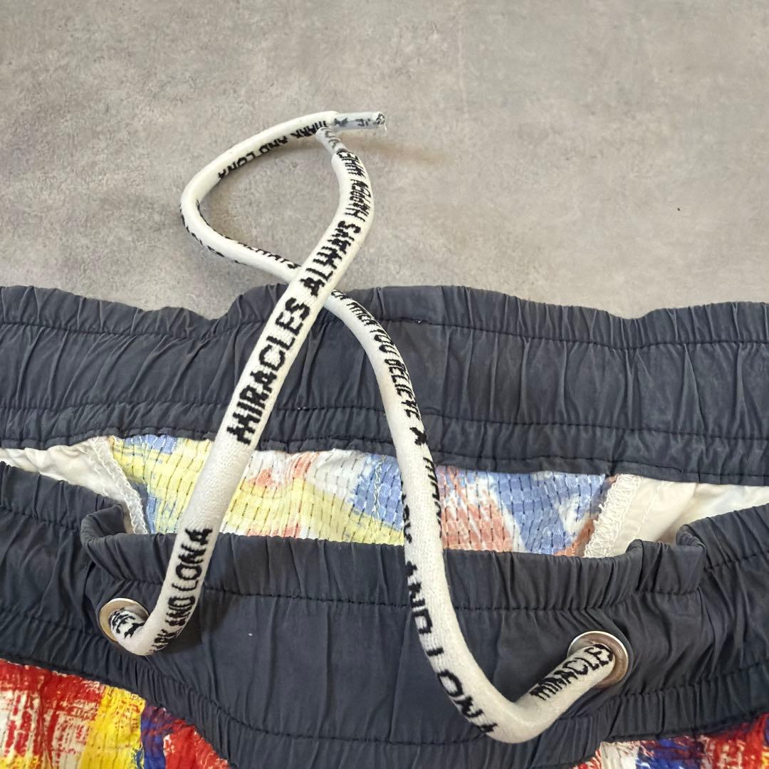 マークアンドロナ 日本製 ゴルフ ロゴテープ チェックショートパンツ