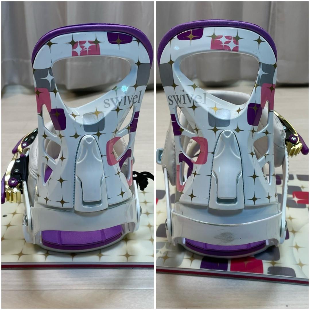 SWIVEL スノーボード　ビンディングセット　135cm　キッズ用