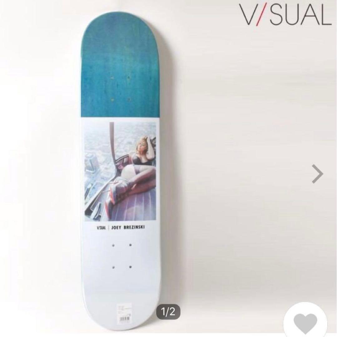 【美品】V/SUAL BLU 7.75inch スケートボードデッキ