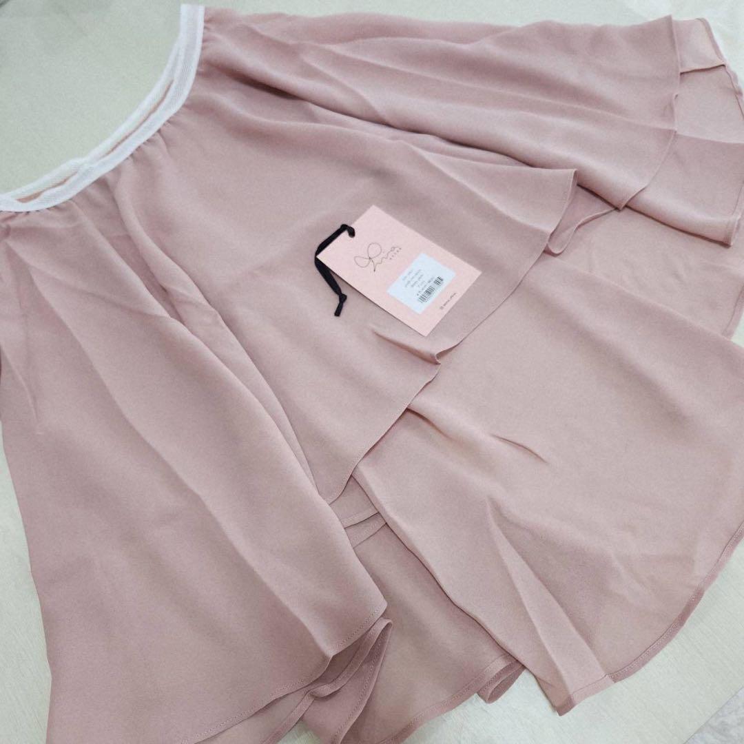 新品未使用　stina pull-on skirt ダスティピンク Free