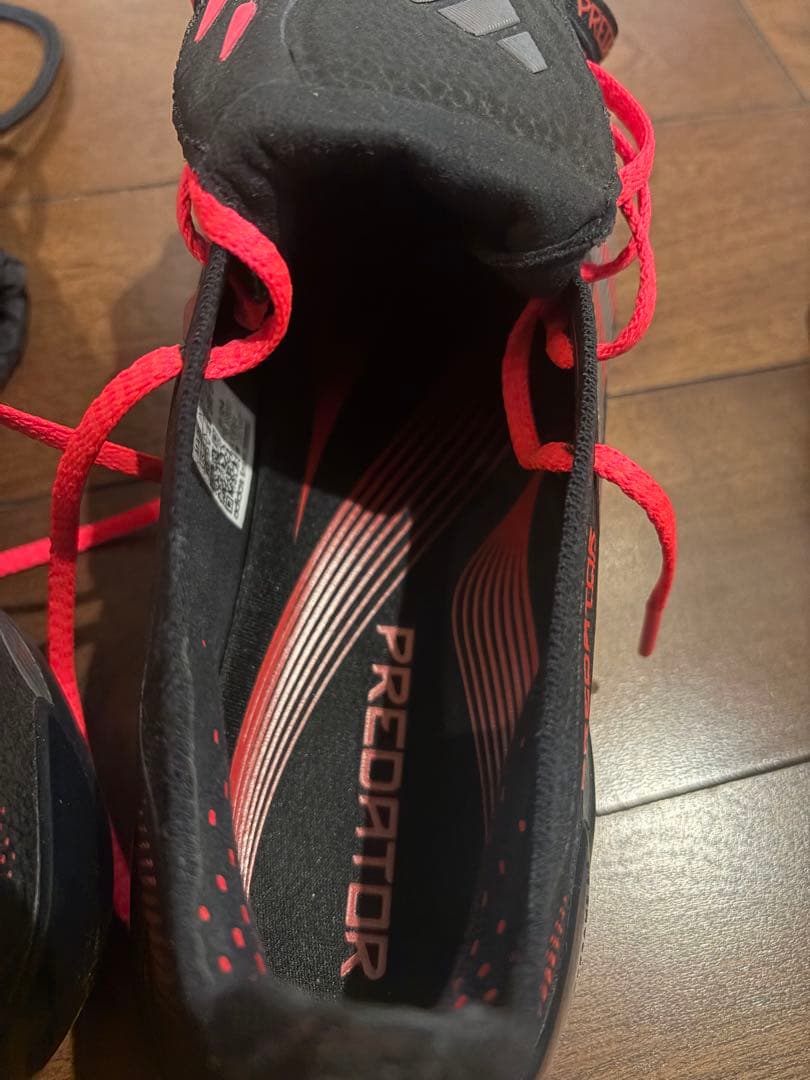 adidas プレデターエリートFT FGブラック×レッド28.0