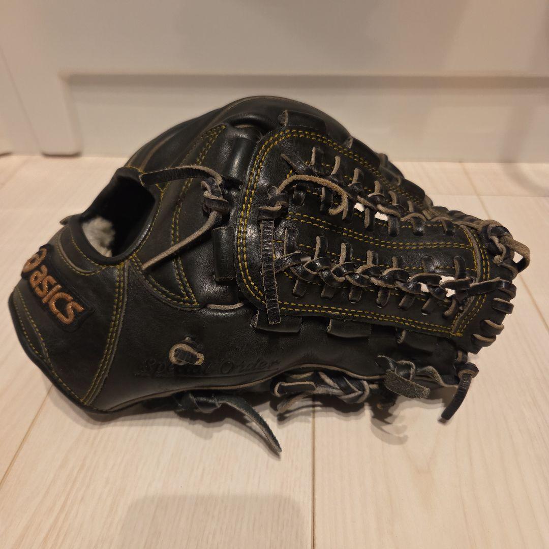 た*か様 asics 軟式グローブ 黒