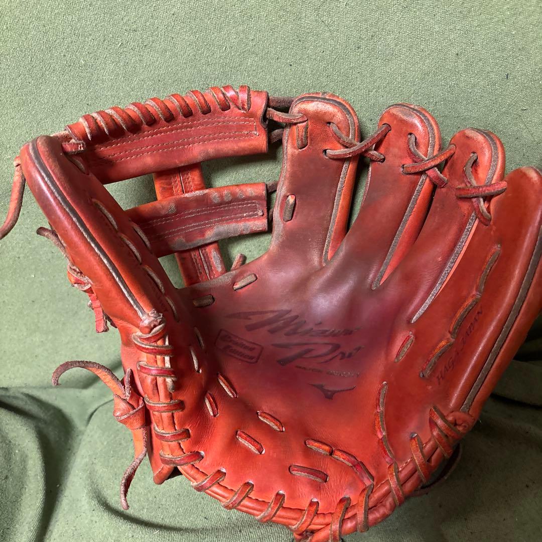 Mizuno Pro 硬式グローブ オレンジ 菊池涼介モデル
