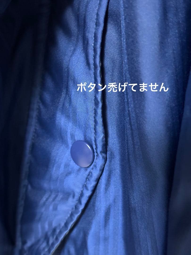 adidas アディダス 裏ボア ベンチコート ロング ネイビー L