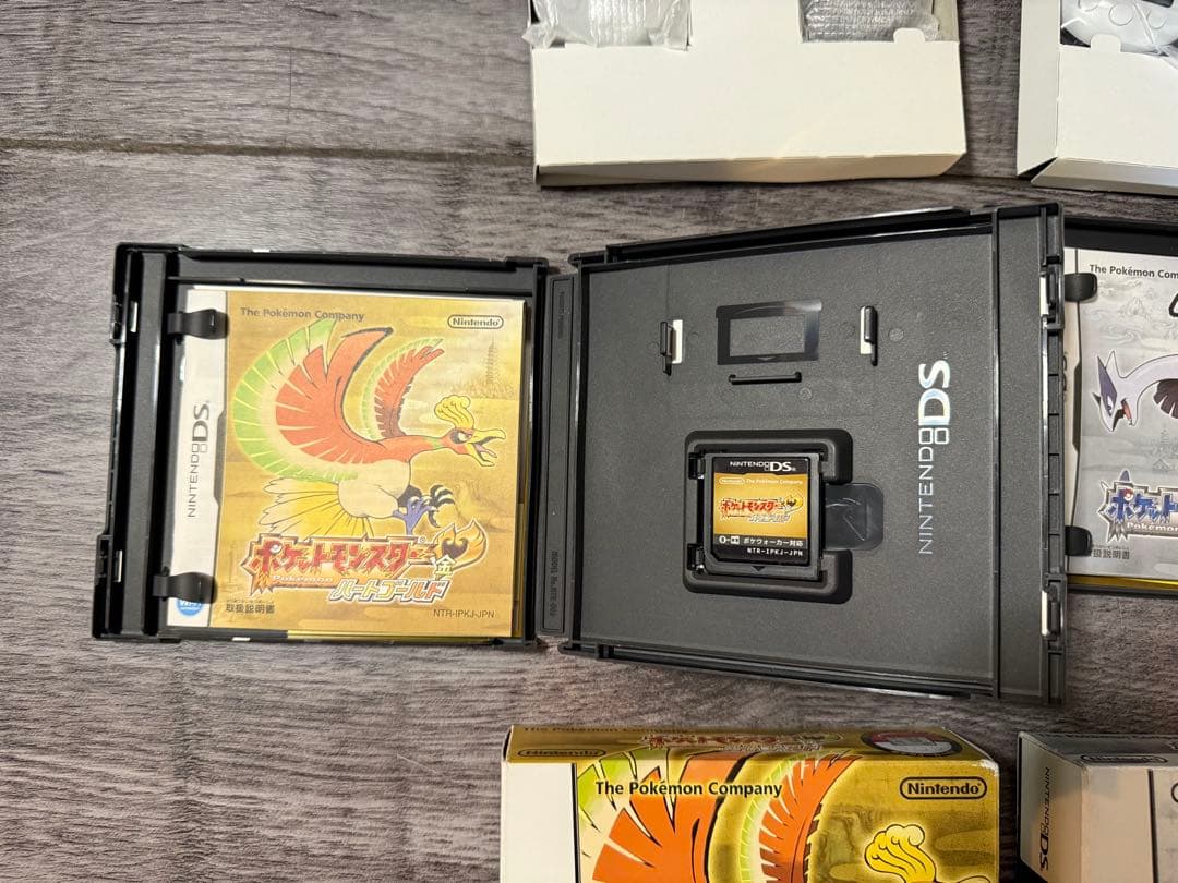 DS ポケットモンスター ハートゴールド & ソウルシルバー ポケウォーカー有り