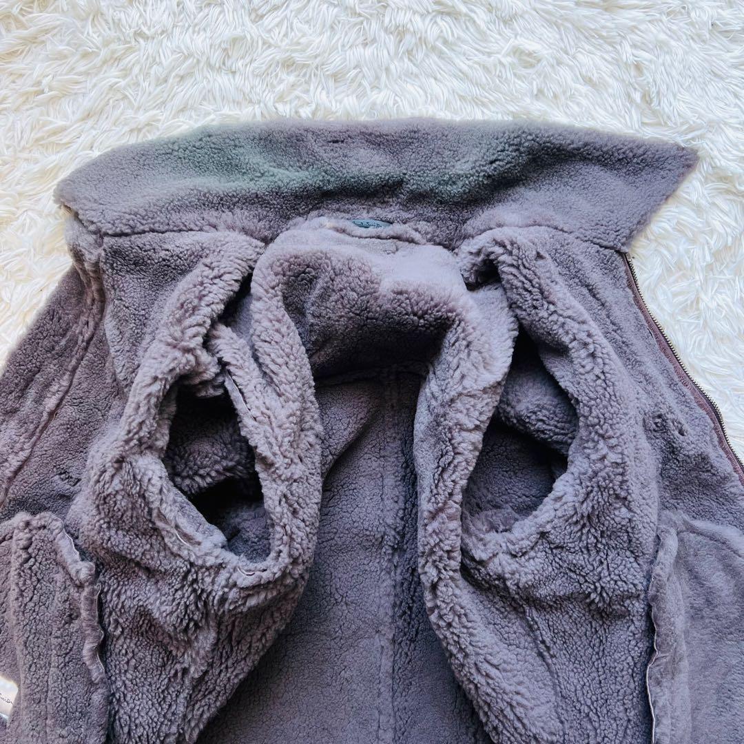 あきら　新品未使用 現行 ポールスミス ムートン ブルゾン L ブラウン