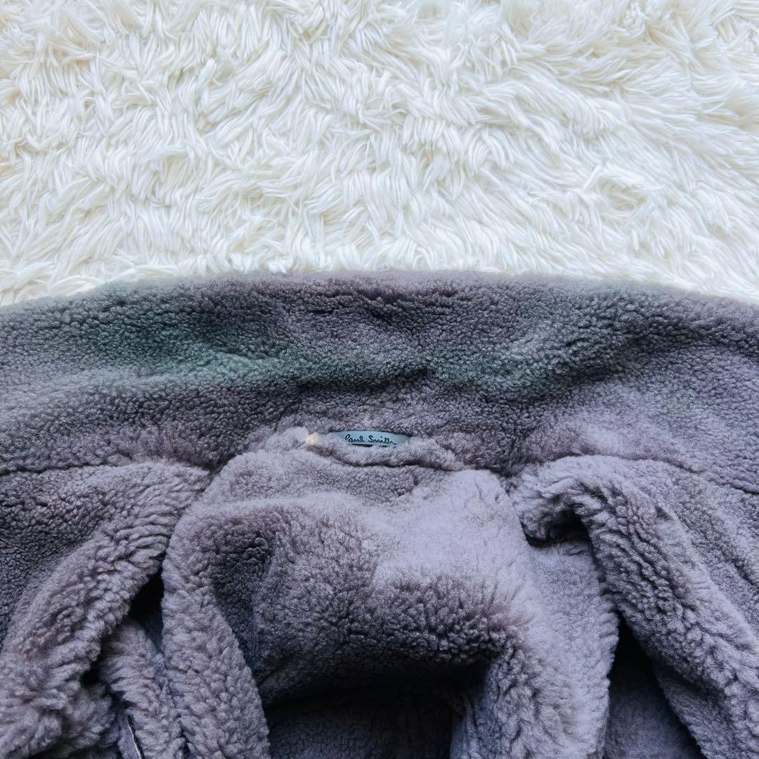 あきら　新品未使用 現行 ポールスミス ムートン ブルゾン L ブラウン