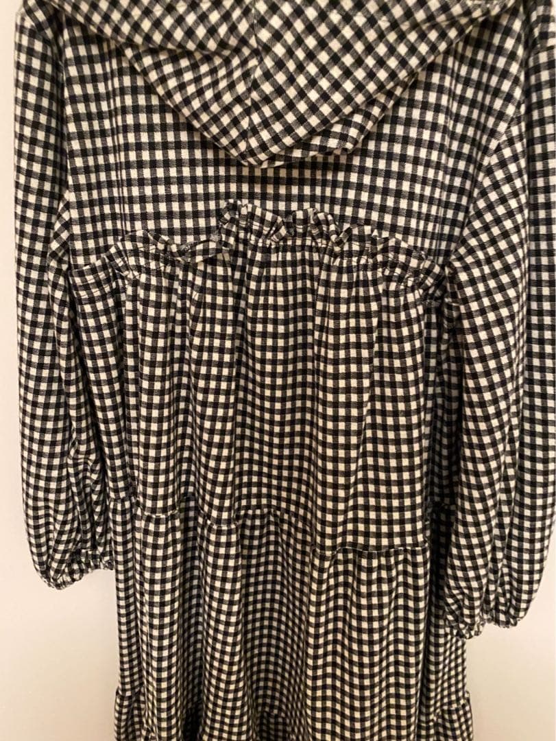 HOLIDAY GINGHAM CHECK TIERED ワンピース　ドレス
