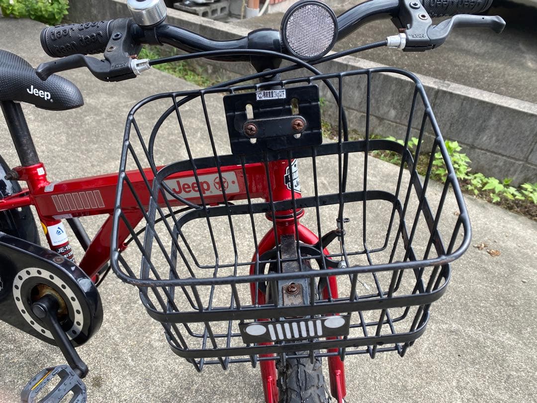 【にょにょ】Jeep 子供用自転車 18インチ（補助輪付属）