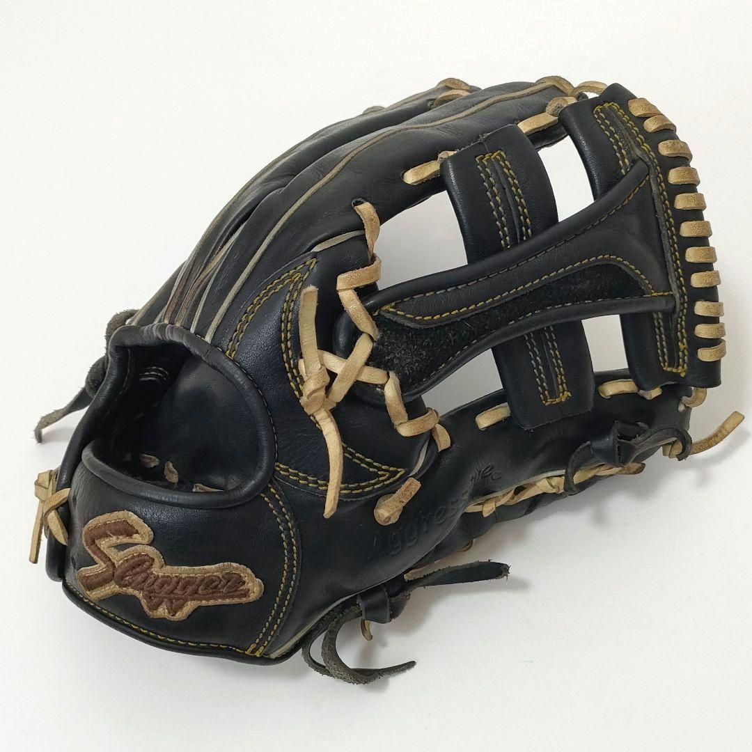 久保田スラッガー　限定　軟式用　グローブ　内野　ブラック　トレンチ　M23-D1
