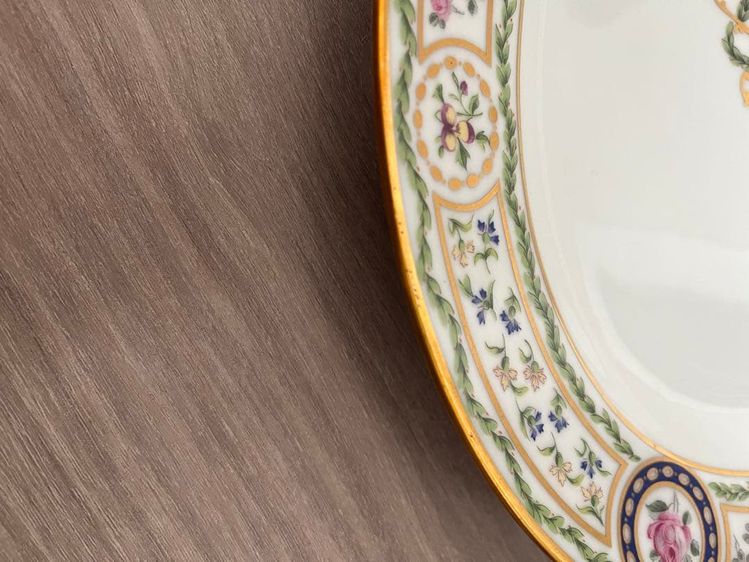 Haviland 花柄 楕円大皿 フランス製