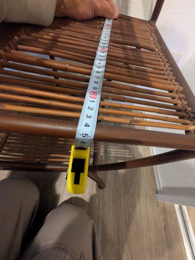 楕円形3段スチールラック ブラウン