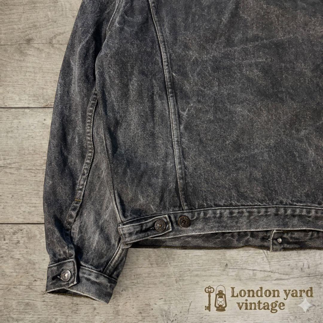 【先染めブラック】Levi’s 70503デニムジャケット 90年製 L#802
