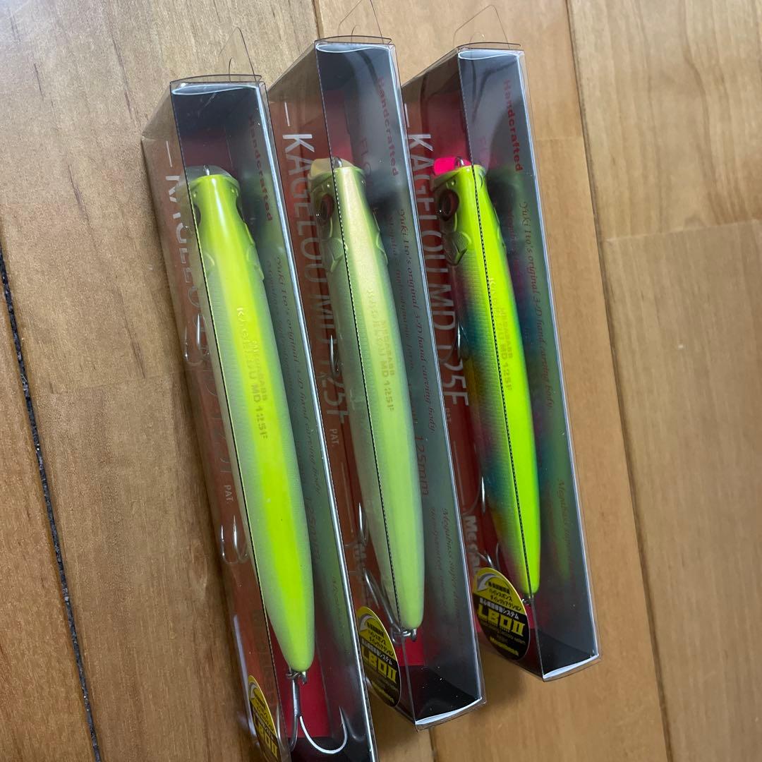 【新品・入手困難】★Megabass カゲロウ MD 125F 3個セット