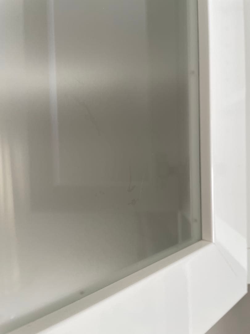 【送料込】ニトリ 食器棚 幅90 レジューム　ホワイト