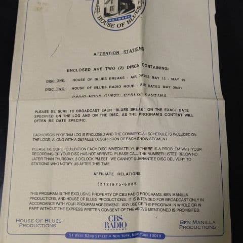 ブルースCD89年 hOUSE OF BLUESラジオショー4枚CD