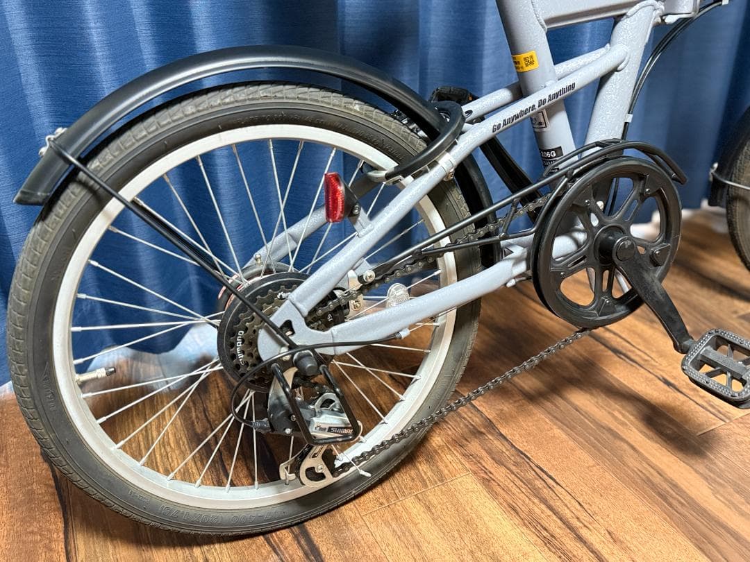 おまけ付 ジープ 折りたたみ自転車 2021 JE-206G 20インチ グレー