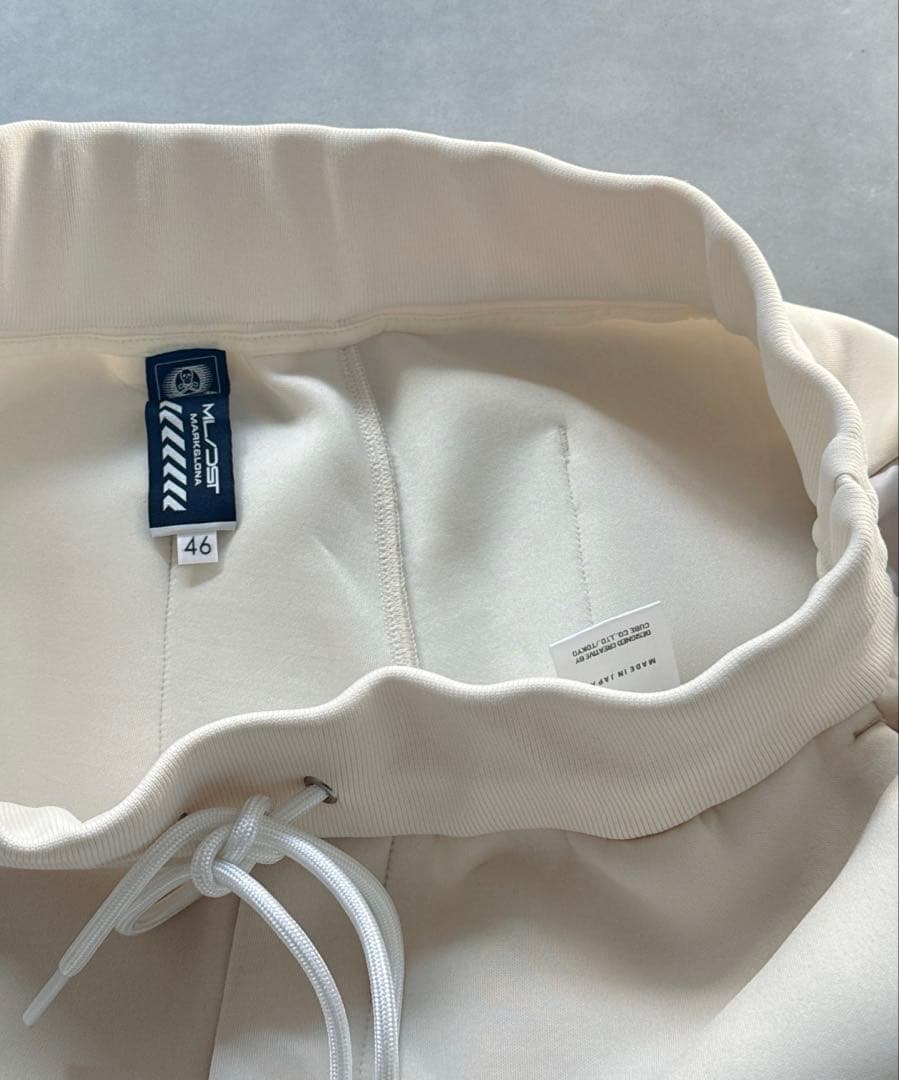 美品 ★ MARK&LONA ジョガーパンツ マーク&ロナ スウェット 白