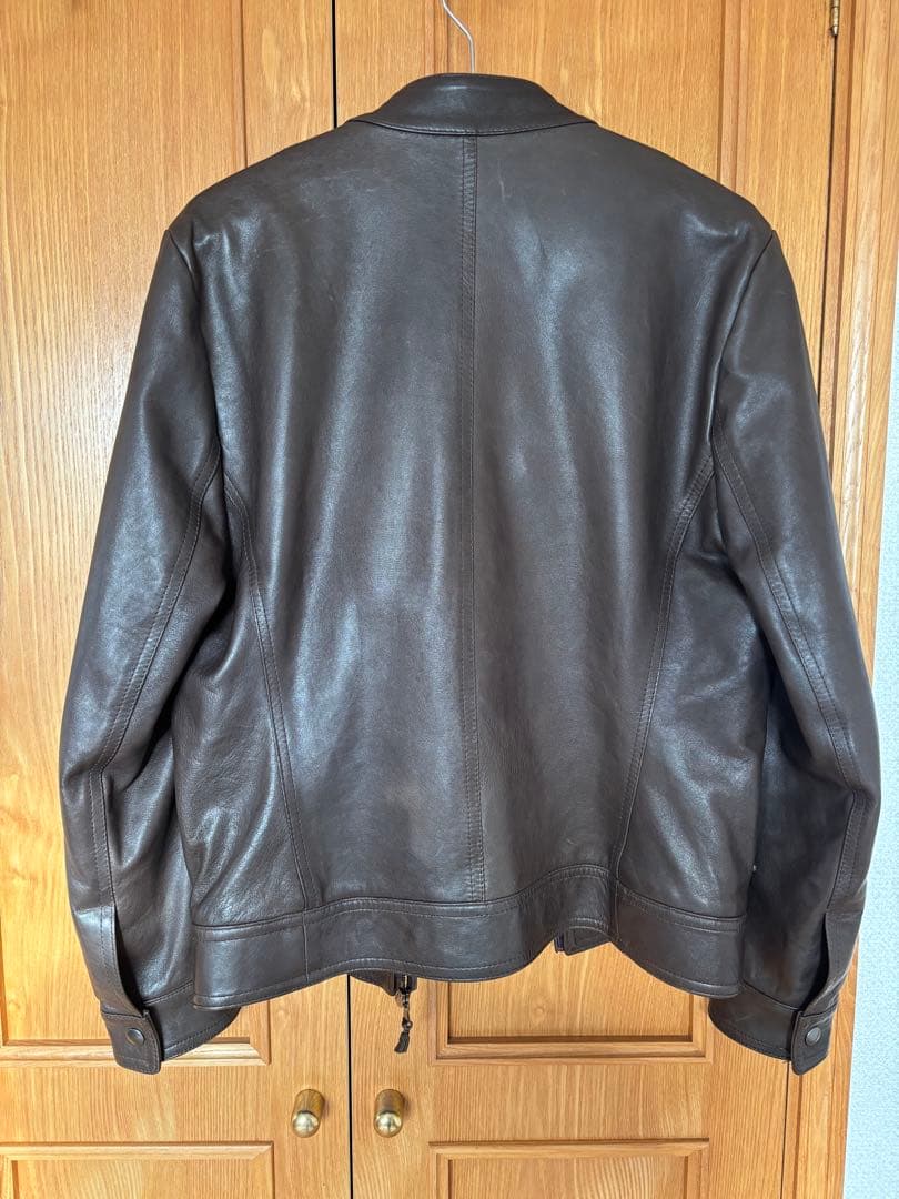 EMMETI エンメティ JURI ユリ ラムスキンレザージャケット 48