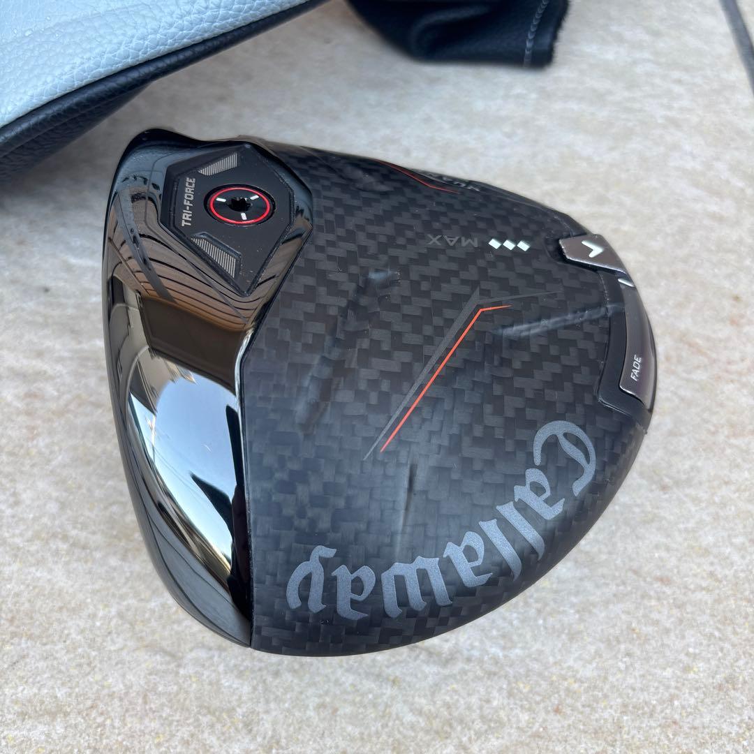 美品キャロウェイ　クアンタムトリプルダイヤモンドMAXドライバー 9.0 ヘッド