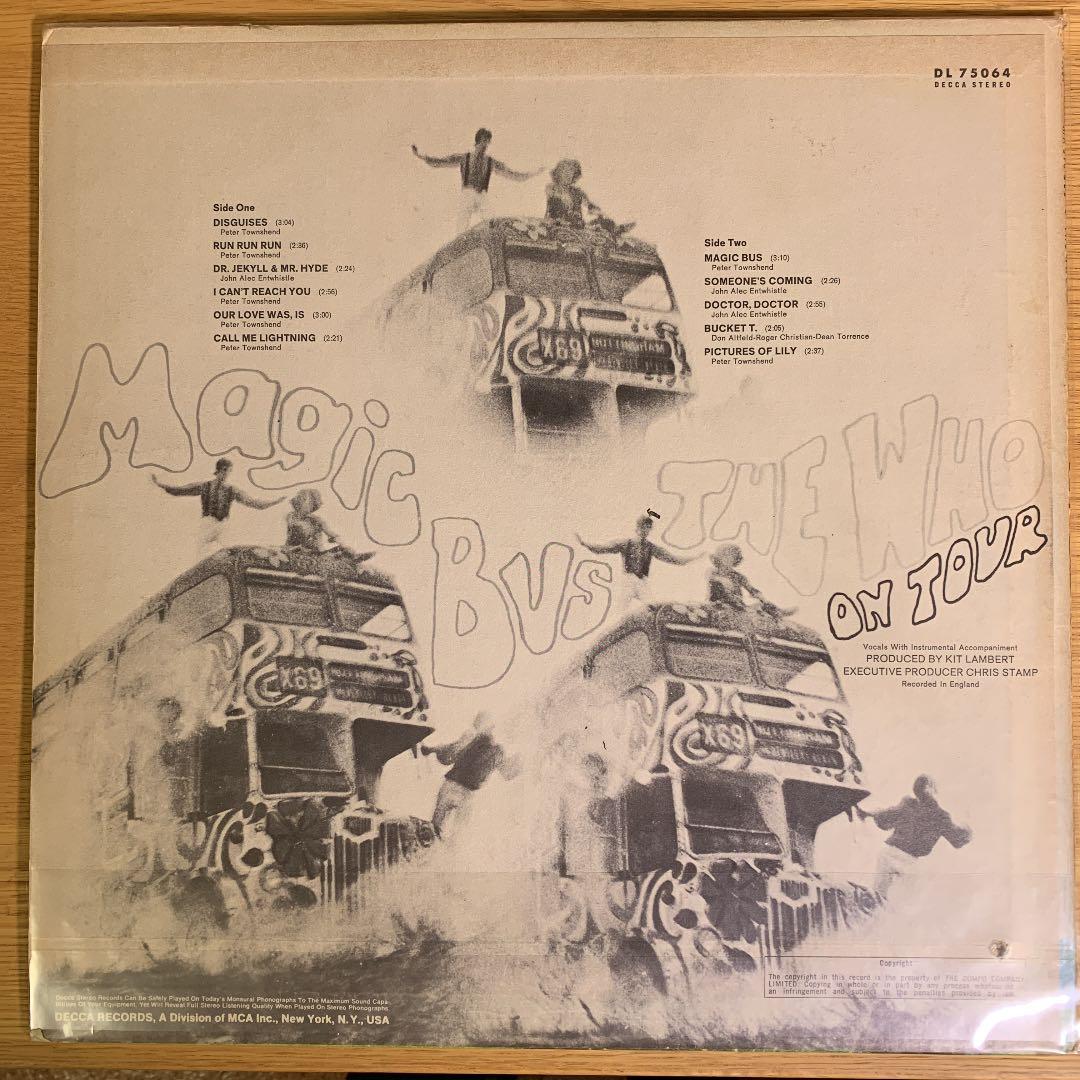 The Who/MAGIC BUS ザ・フー/マジックバス　中古　LP レコード
