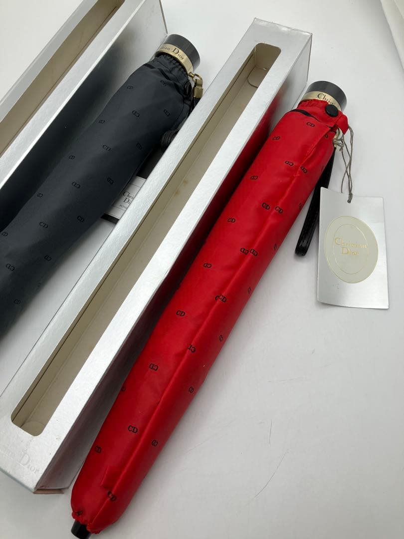 【未使用】Christian Dior ディオール 折り畳み傘 2本　正規品