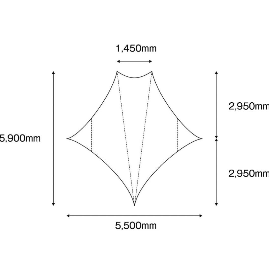 テンマクデザイン　マンタタープ　屋外使用なし